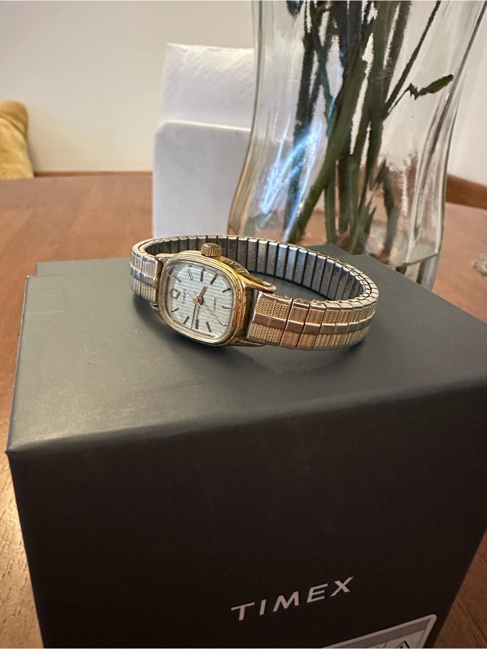 Timex Two-Tone Gold and Silver Expansion Band women's Watch